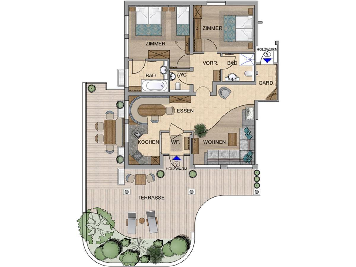 Appartements Schedererhaus Going am Wilden Kaiser Eksteriør bilde